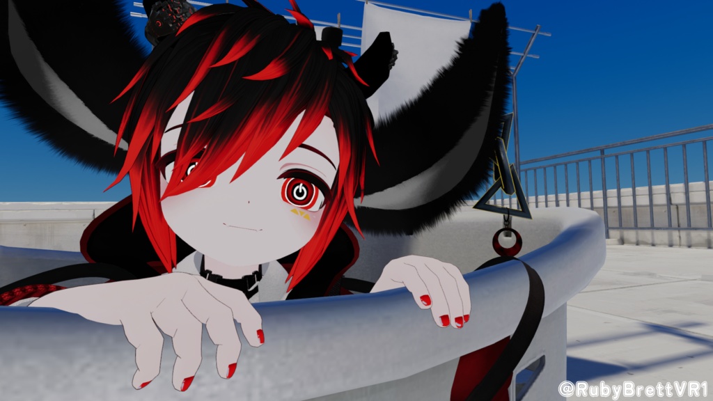 【VRChat】おもちゃの電源ボタン/ひゅーじょん君 専用アイテクスチャ