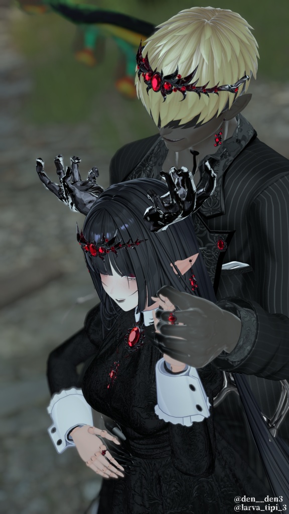 ✨5/23までセール中✨【VRChat】Blood Pact Regalia/3Dアクセサリー