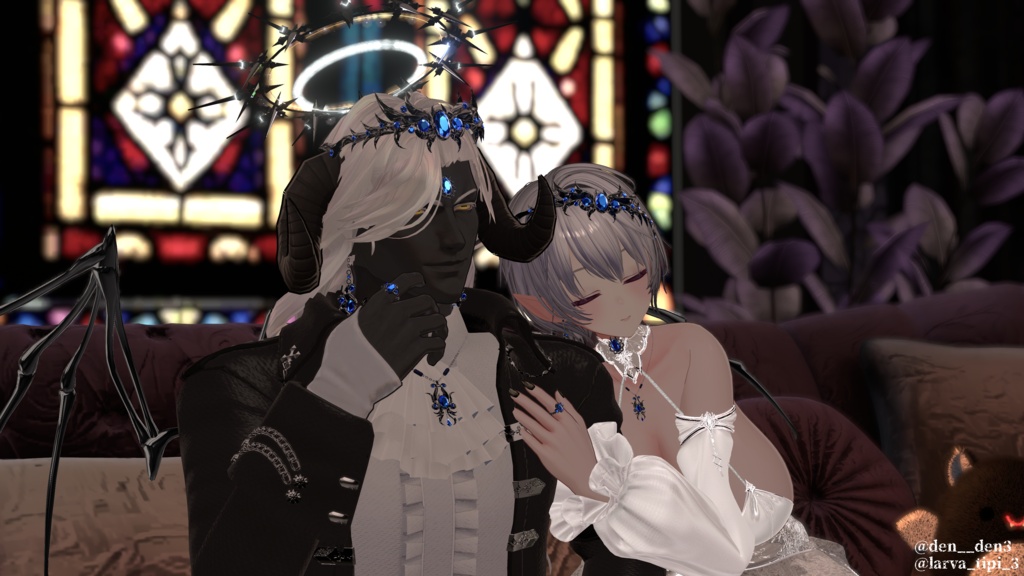 ✨5/23までセール中✨【VRChat】Blood Pact Regalia/3Dアクセサリー