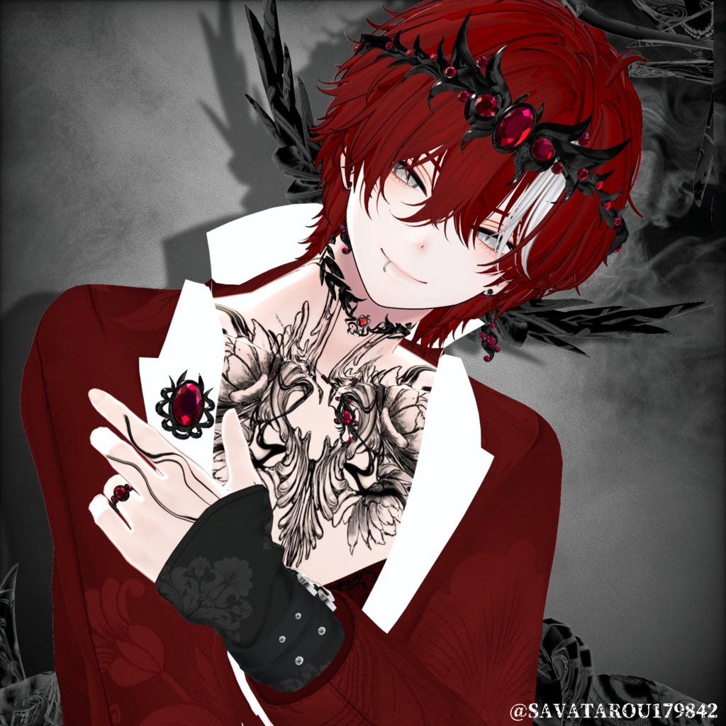 ✨5/23までセール中✨【VRChat】Blood Pact Regalia/3Dアクセサリー