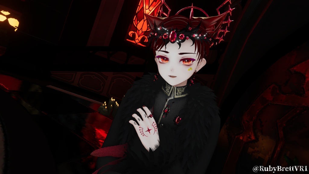 ✨5/23までセール中✨【VRChat】Blood Pact Regalia/3Dアクセサリー