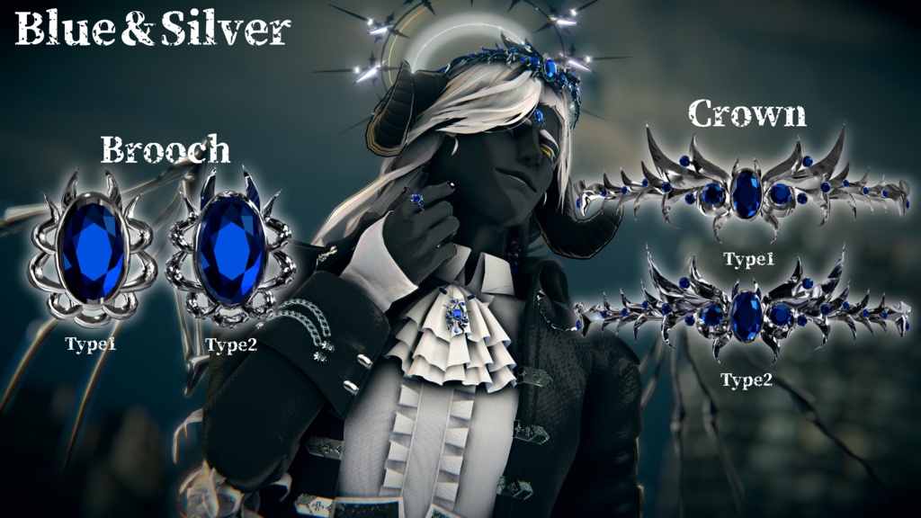 ✨5/23までセール中✨【VRChat】Blood Pact Regalia/3Dアクセサリー