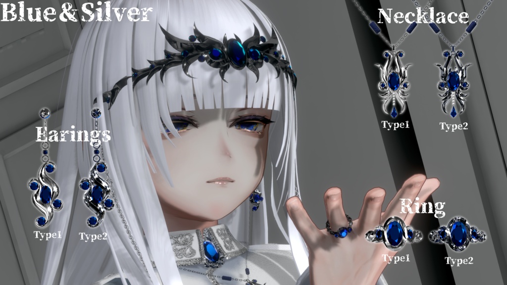 ✨5/23までセール中✨【VRChat】Blood Pact Regalia/3Dアクセサリー