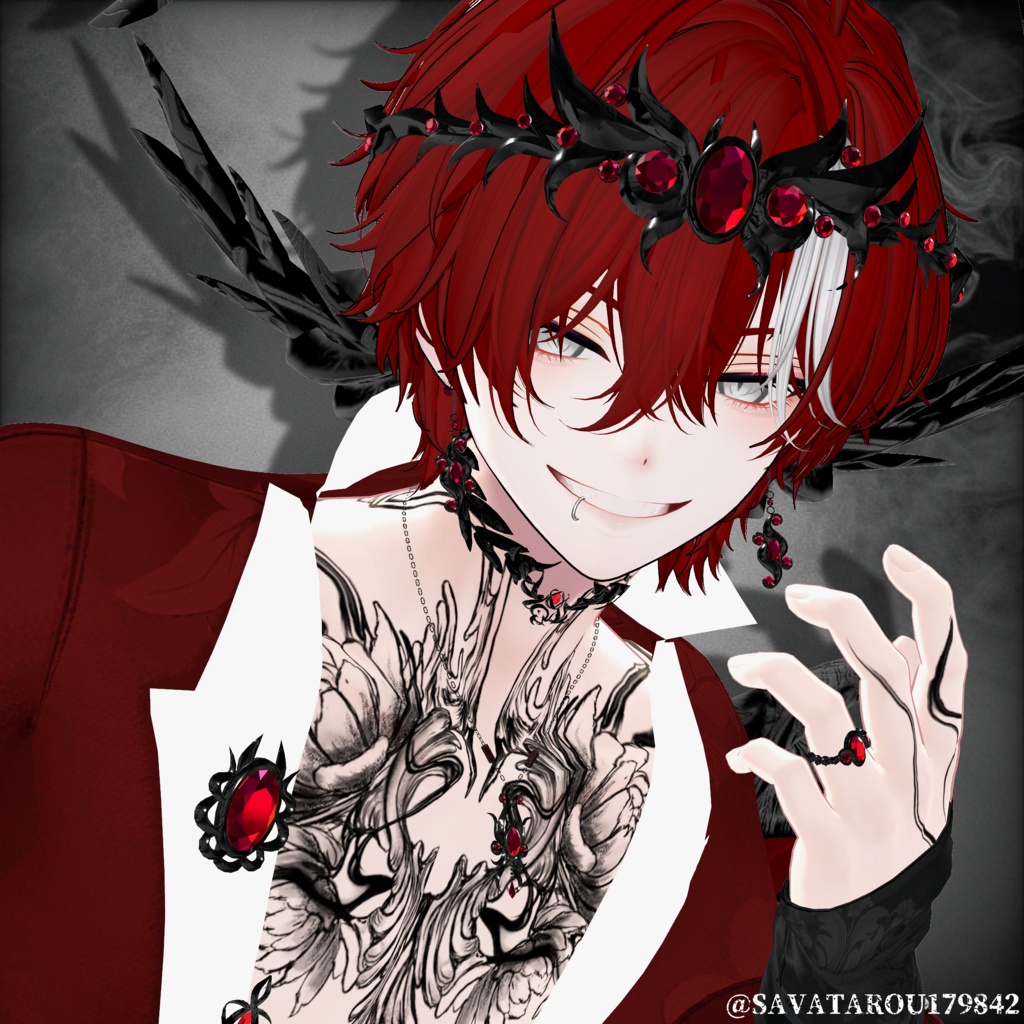 ✨5/23までセール中✨【VRChat】Blood Pact Regalia/3Dアクセサリー