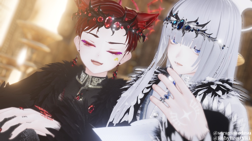 ✨5/23までセール中✨【VRChat】Blood Pact Regalia/3Dアクセサリー