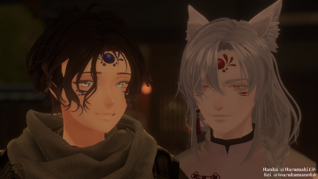 ✨7/5までセール中✨【VRChat】境化粧/複数アバター対応フェイスペイント(35アバター対応)