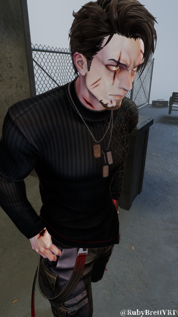 【VRChat】傷痕録/Gifter専用Face&Bodyテクスチャ #DVLS_E