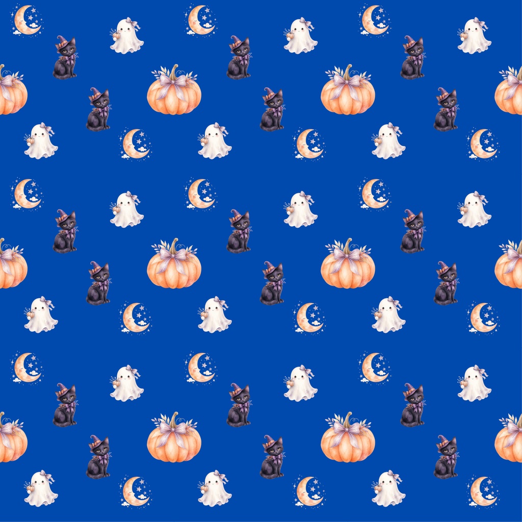 【ハロウィン】デジタルペーパー6枚セット｜ラッピング・手帳デコ・背景素材｜高解像度PNG