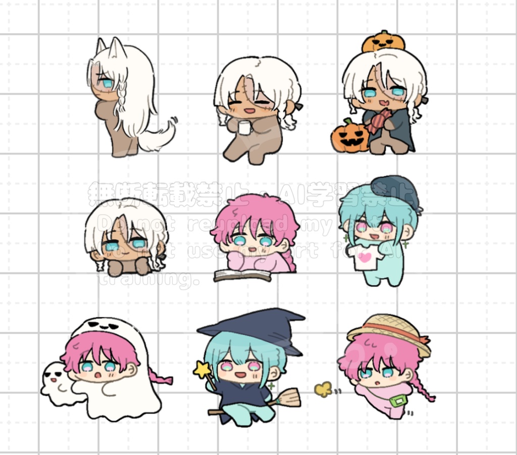 手帳用ミニシール 『再販分』