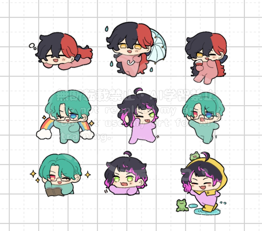 手帳用ミニシール 『再販分』