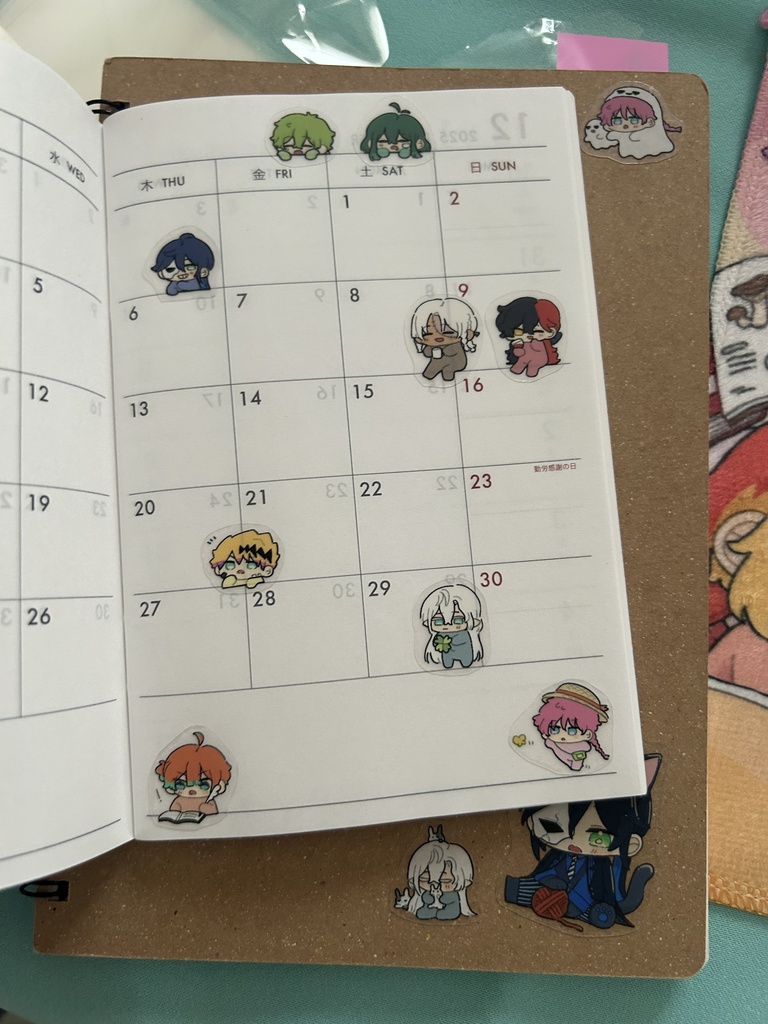 手帳用ミニシール 『再販分』