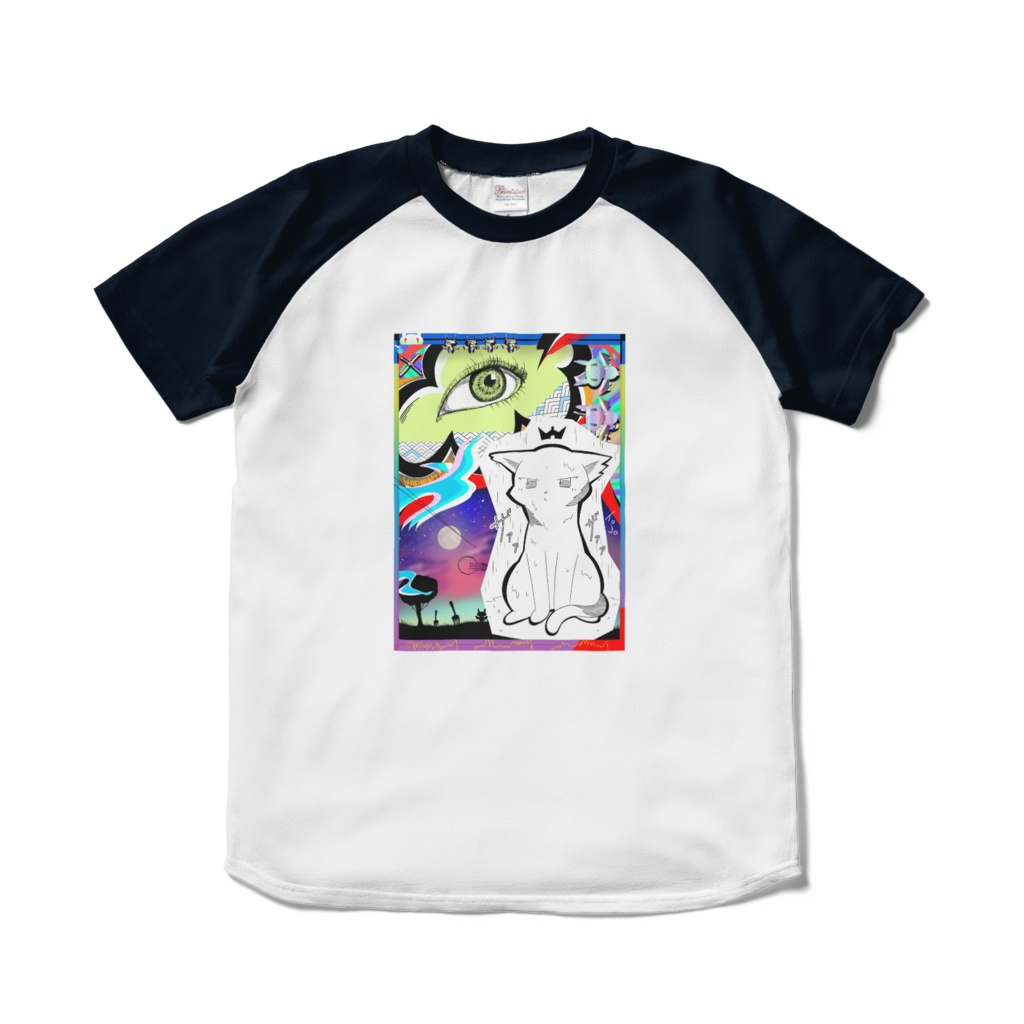 眼差し ラグランTシャツ