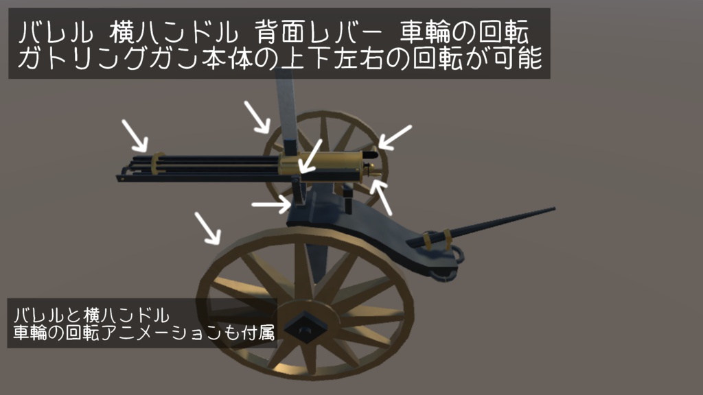 『アンティーク・ガトリングガン』