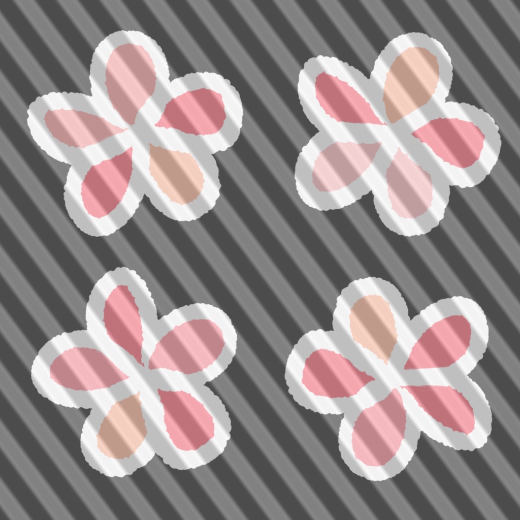 幸福な 花 エフェクト Flower effect