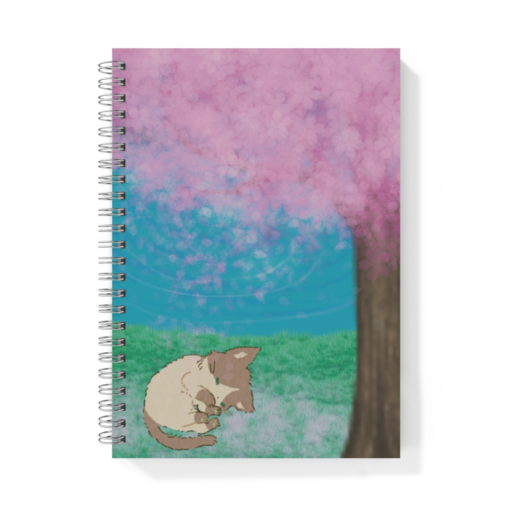 湖桜ねこ　リングノート