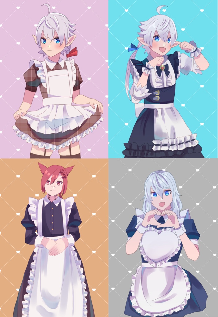メイドさんポストカードセット