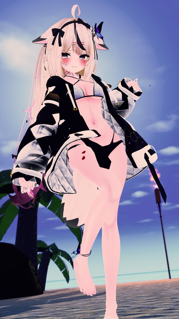 ストラップパーカー