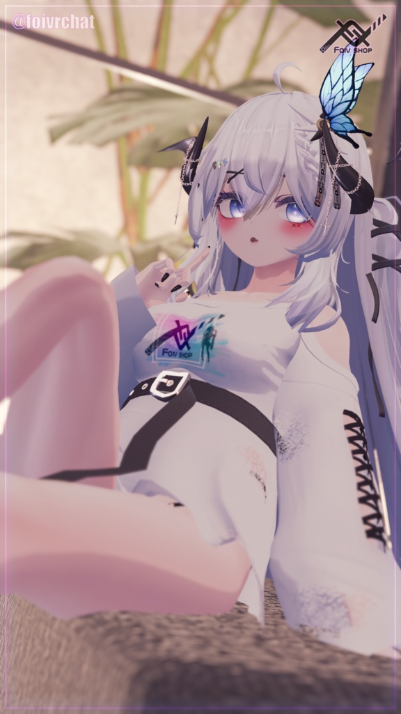 オフショルダーシャツ (Offshoulder Shirt)