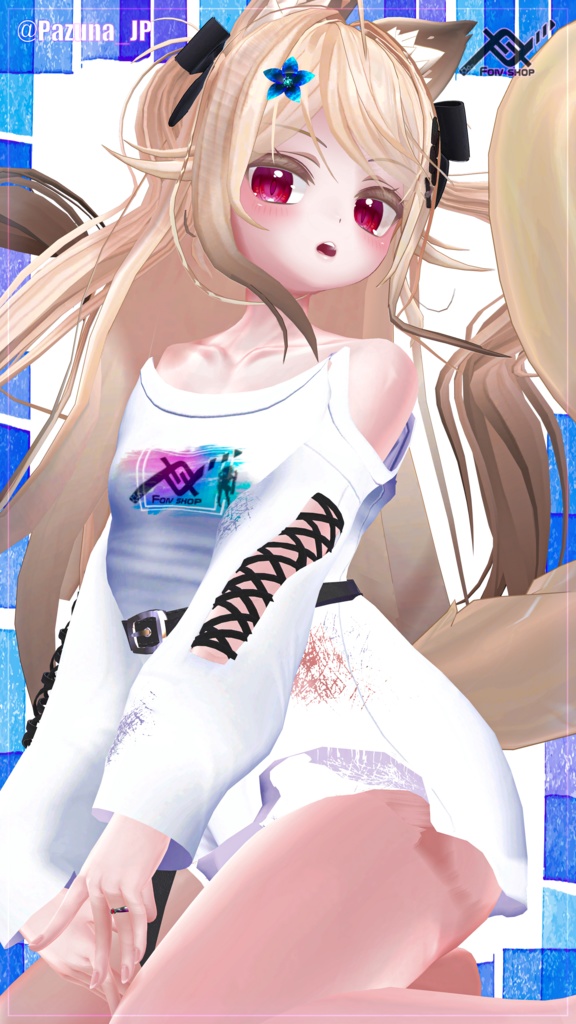 オフショルダーシャツ (Offshoulder Shirt)