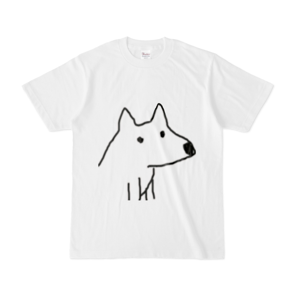 雑な犬のTシャツ