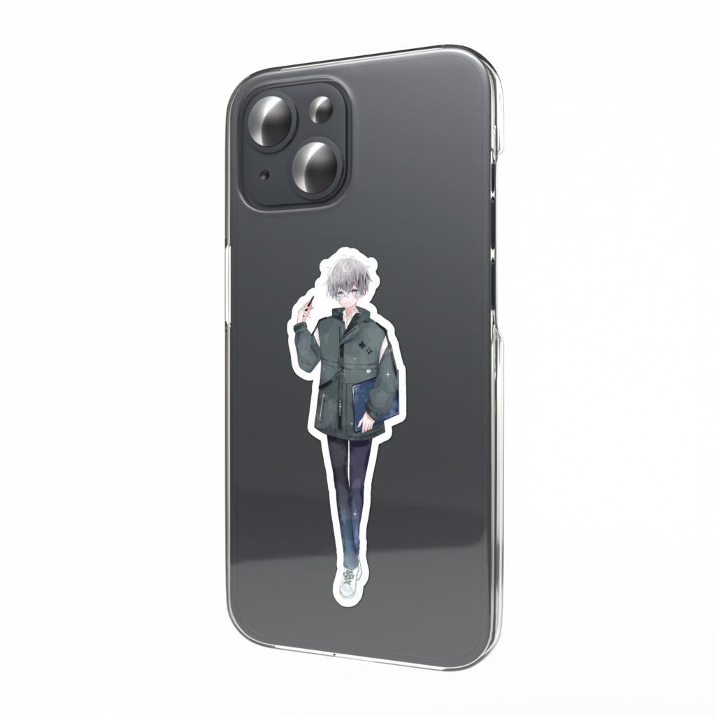 和夜カイ【5周年記念イラスト】 / スマホステッカー