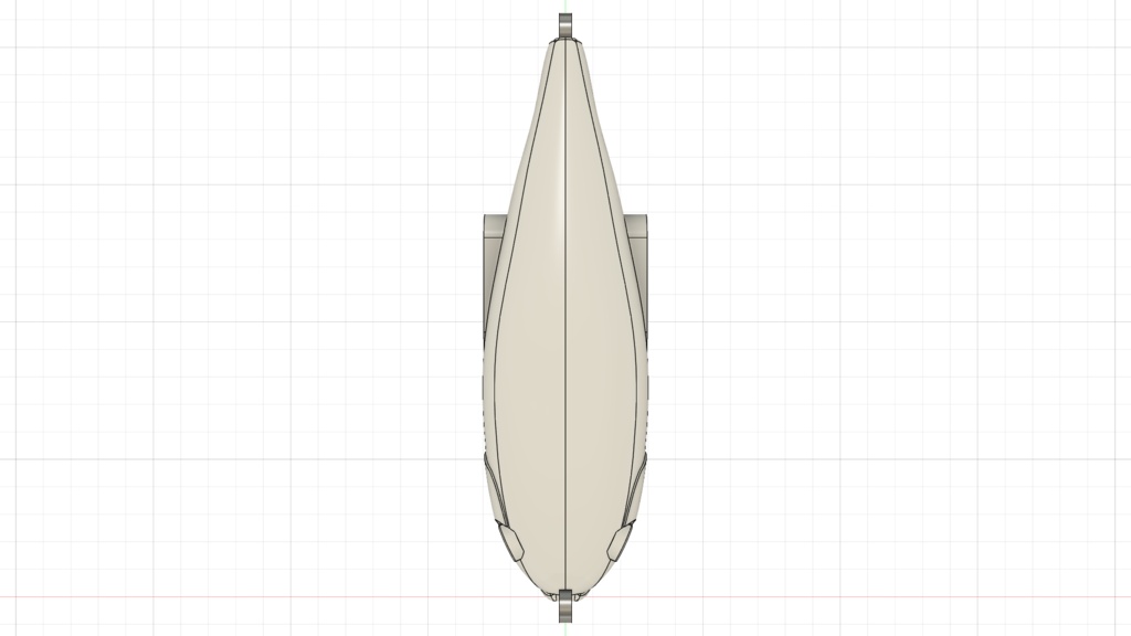 サンドクローラー 【STLデータ】羽根モノルアー100mm / オカッパリ専用設計・自動起き上がり・後方重心(実釣テスト済み)