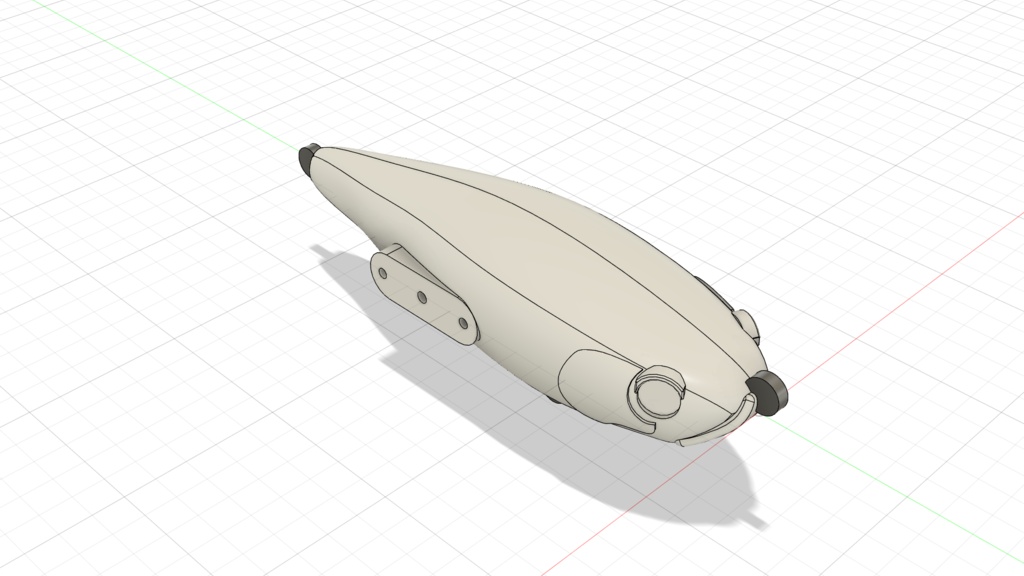 サンドクローラー 【STLデータ】羽根モノルアー100mm / オカッパリ専用設計・自動起き上がり・後方重心(実釣テスト済み)
