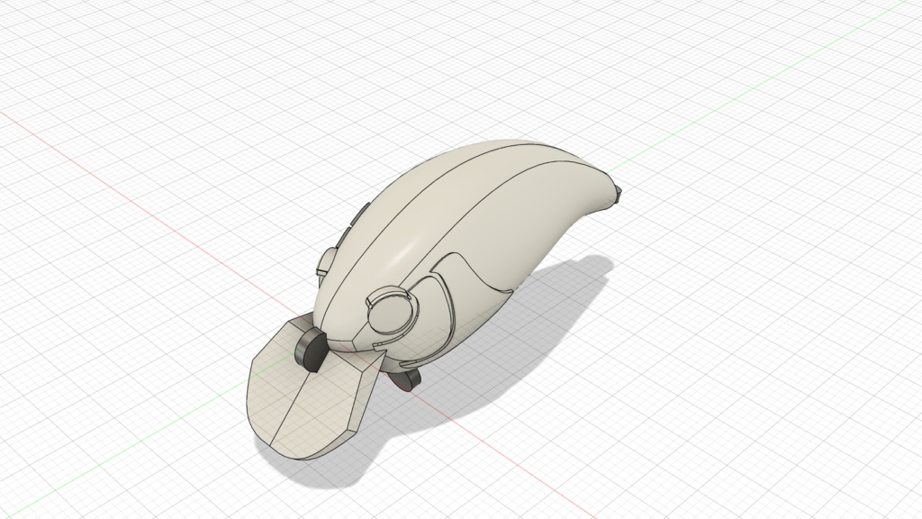 【バス釣り】チェンジャー48SRR シャロークランクベイト STLデータ 3Dプリンター ハンドメイド