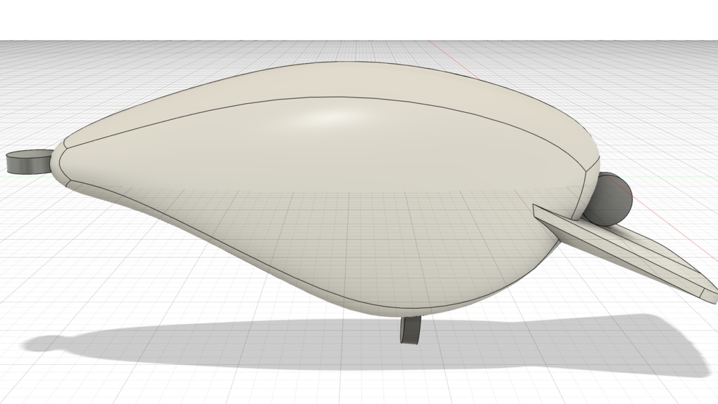 【バス釣り】ウォビーフラット フラットサイドクランクベイト 3Dプリンター ハンドメイド