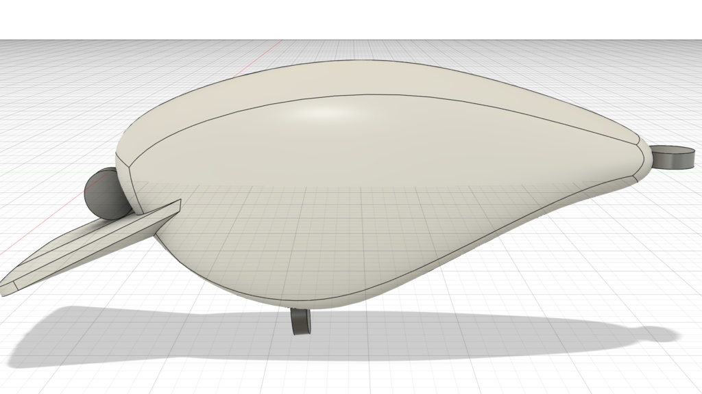 【バス釣り】ウォビーフラット フラットサイドクランクベイト 3Dプリンター ハンドメイド