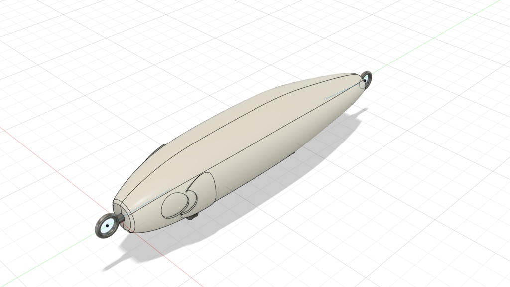 【バス釣り】ディシープロップ85　ダブルスイッシャー　3Dプリンター ハンドメイド