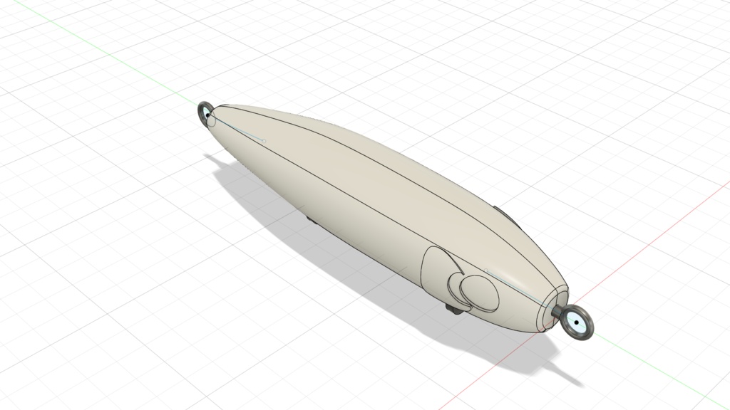 【バス釣り】ディシープロップ85 ダブルスイッシャー 3Dプリンター ハンドメイド