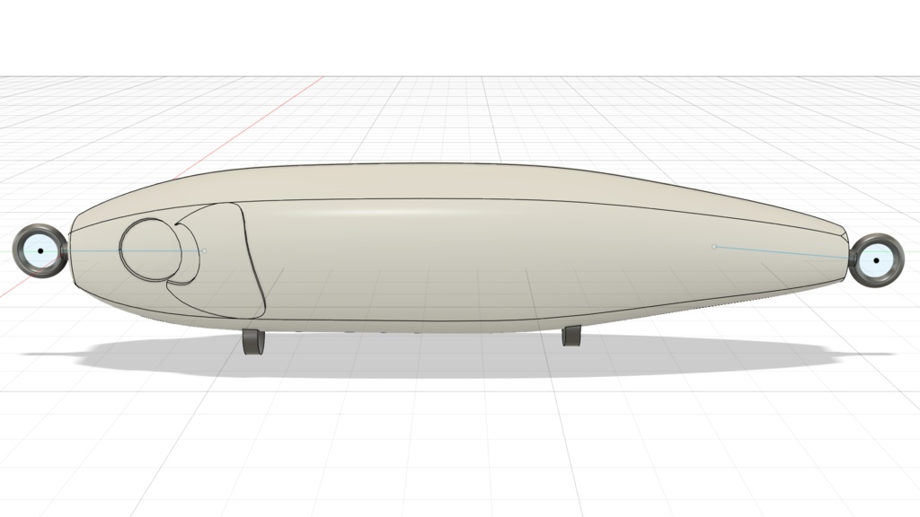 【バス釣り】ディシープロップ85 ダブルスイッシャー 3Dプリンター ハンドメイド