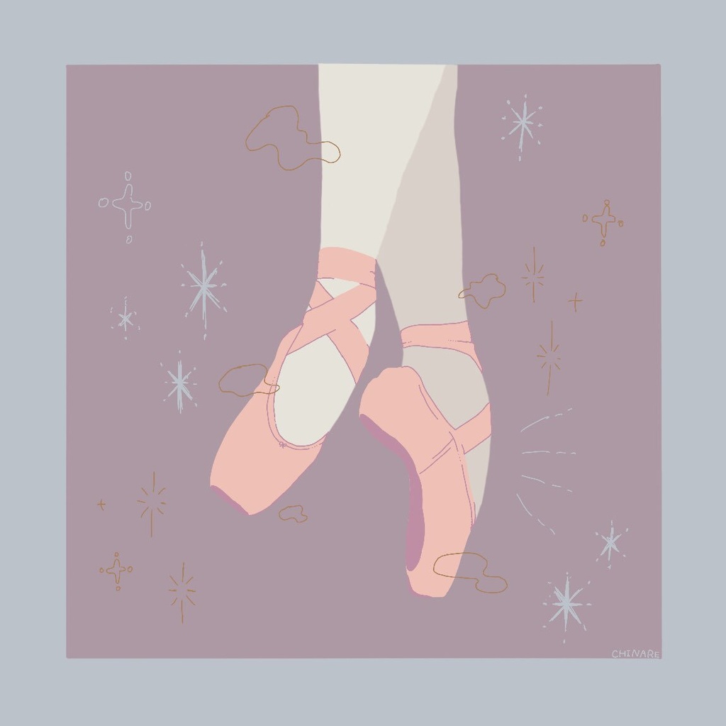 バレリーナ スマホリング