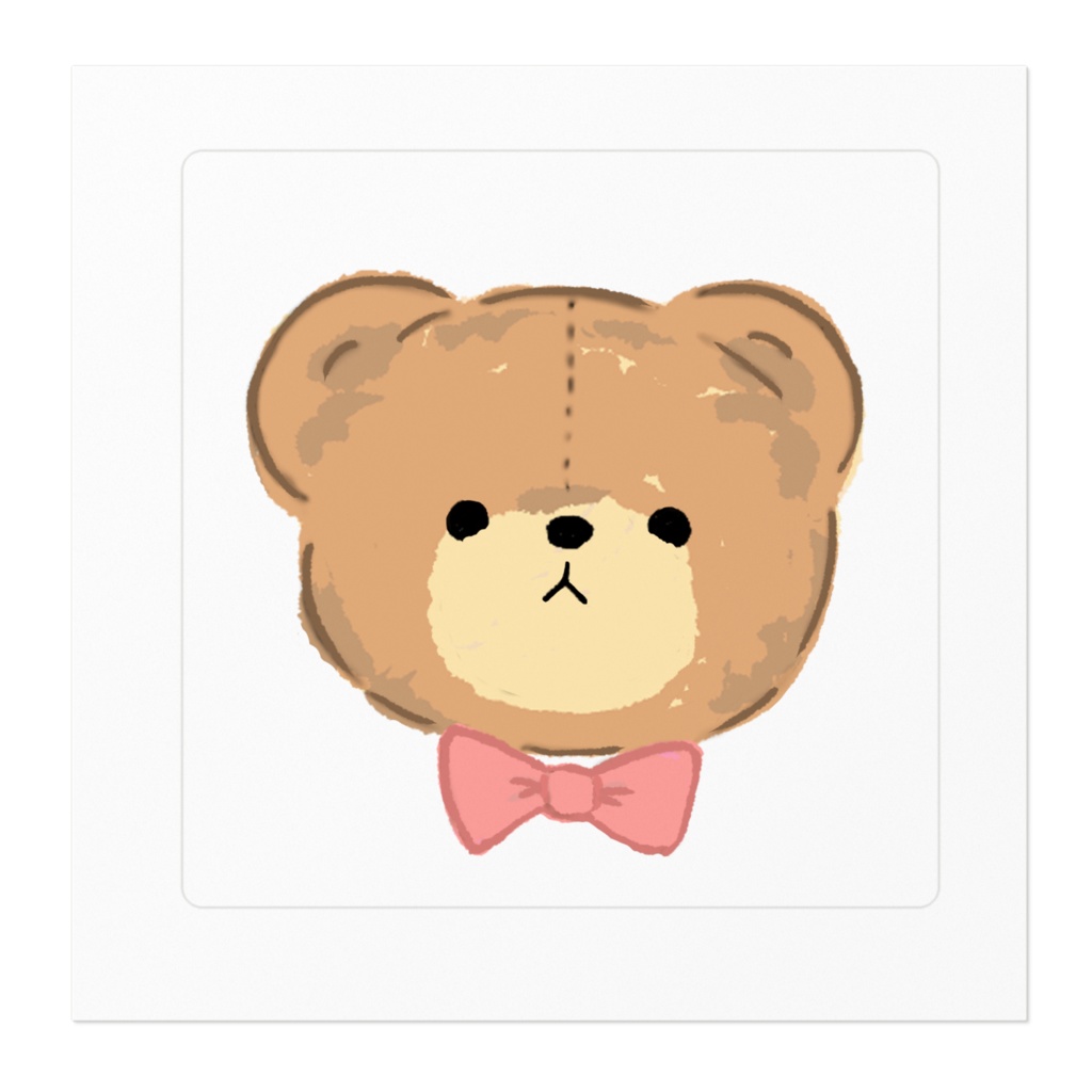 くまちゃんステッカー(シール)