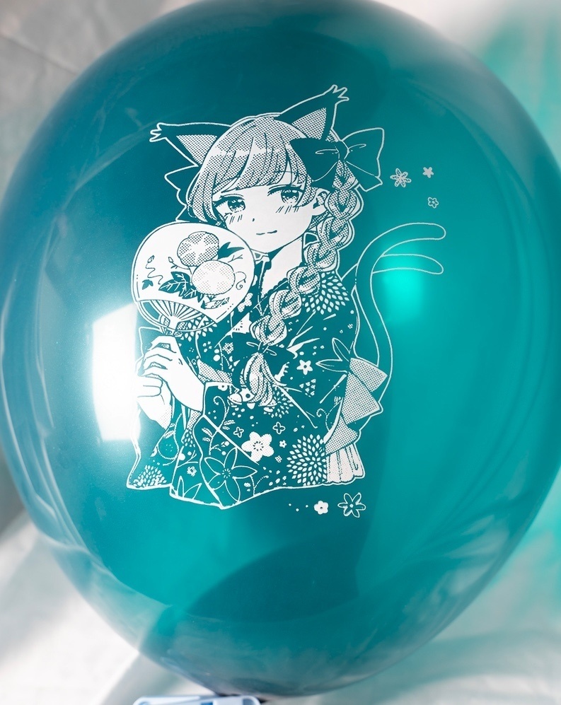 ゆかたのおりんちゃん風船