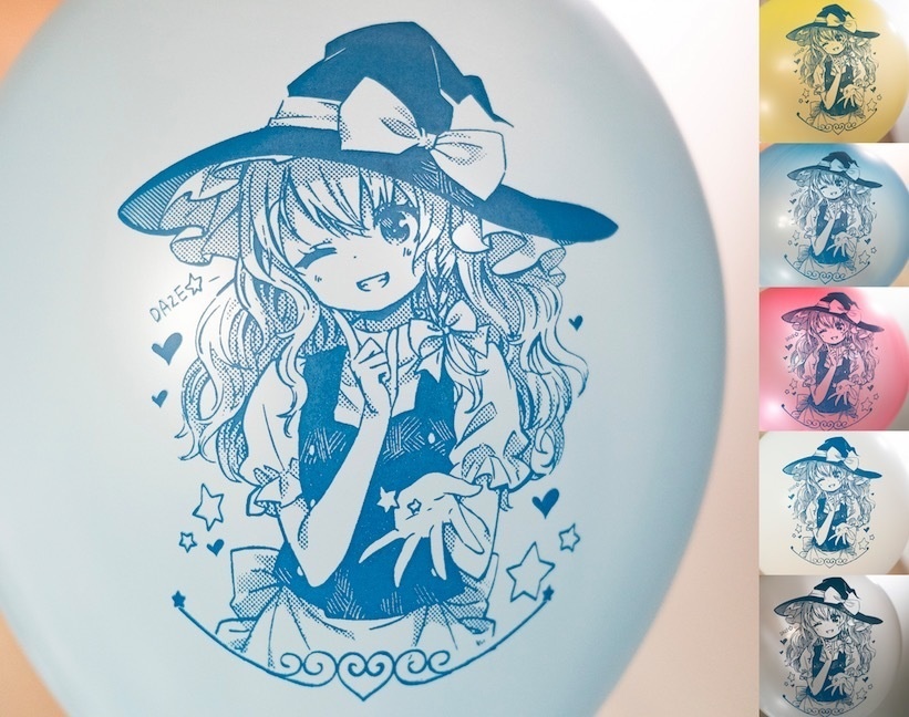 にっこり魔理沙ちゃん風船!