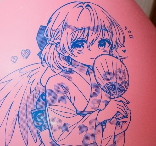 大きな浴衣のサグメさま(ノーマル顔)