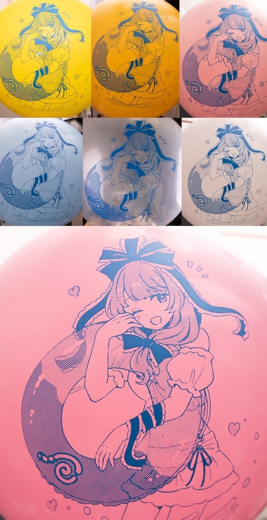 水着の大きな雛ちゃん風船