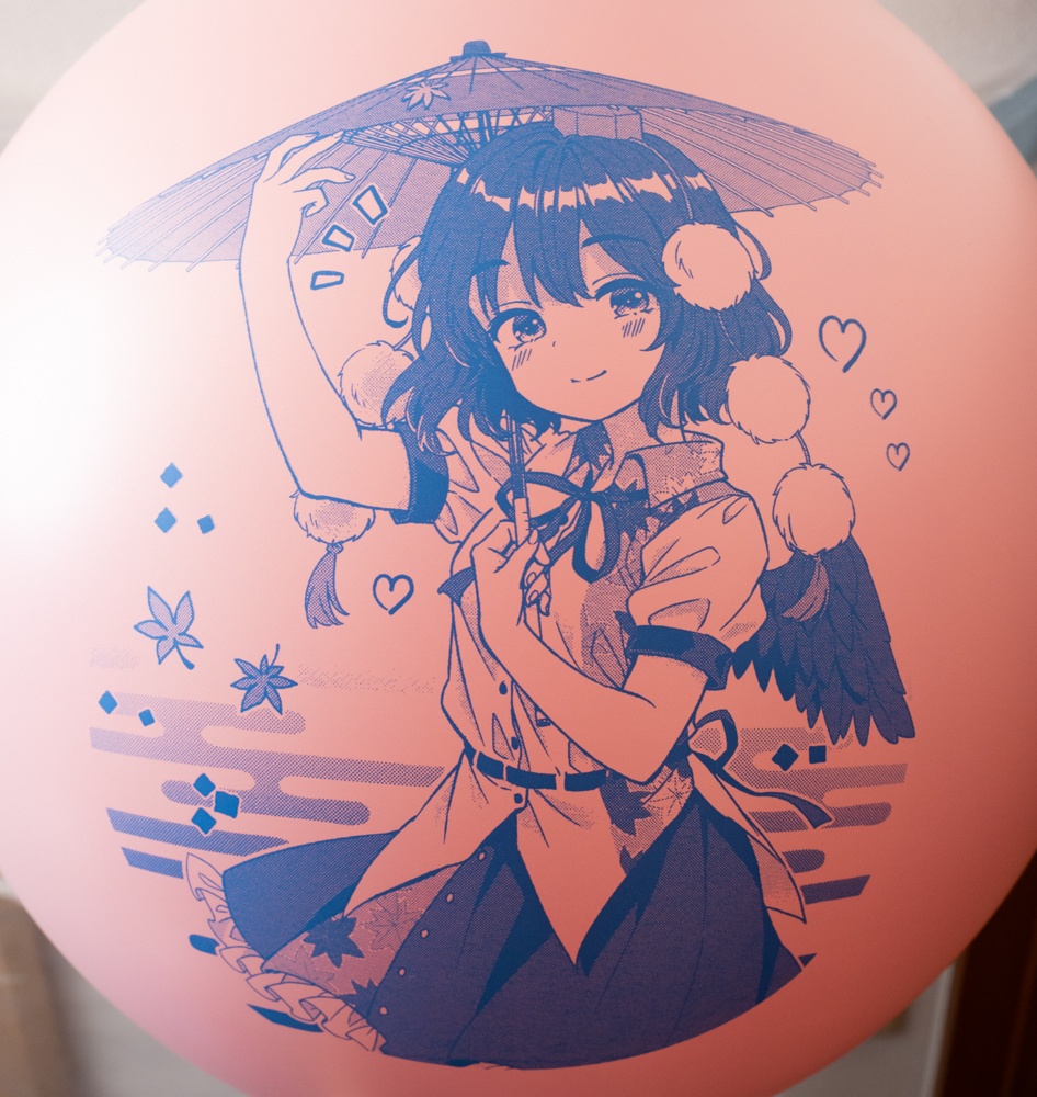 おおきな和傘のあややふうせん🍁-高精細版試作版2