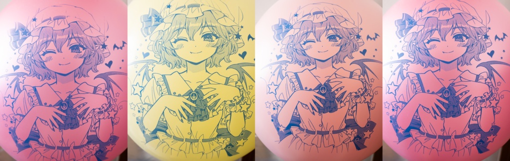 レミリアさまのおおきなふうせん-ウィンク