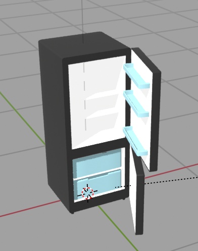 【無料DL/Free Download】冷蔵庫 3Dモデル
