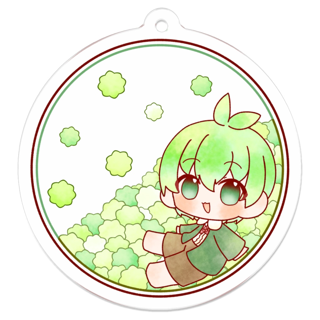 ツバキ金平糖アクキー