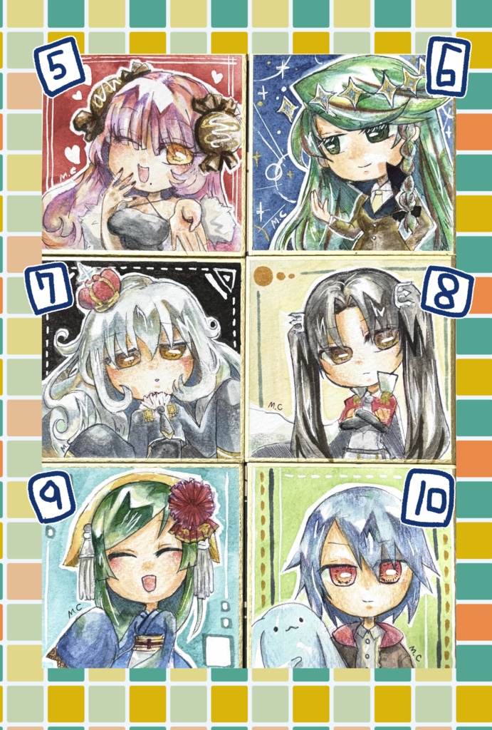 Choco-Co-Fairy 豆色紙(全10種)