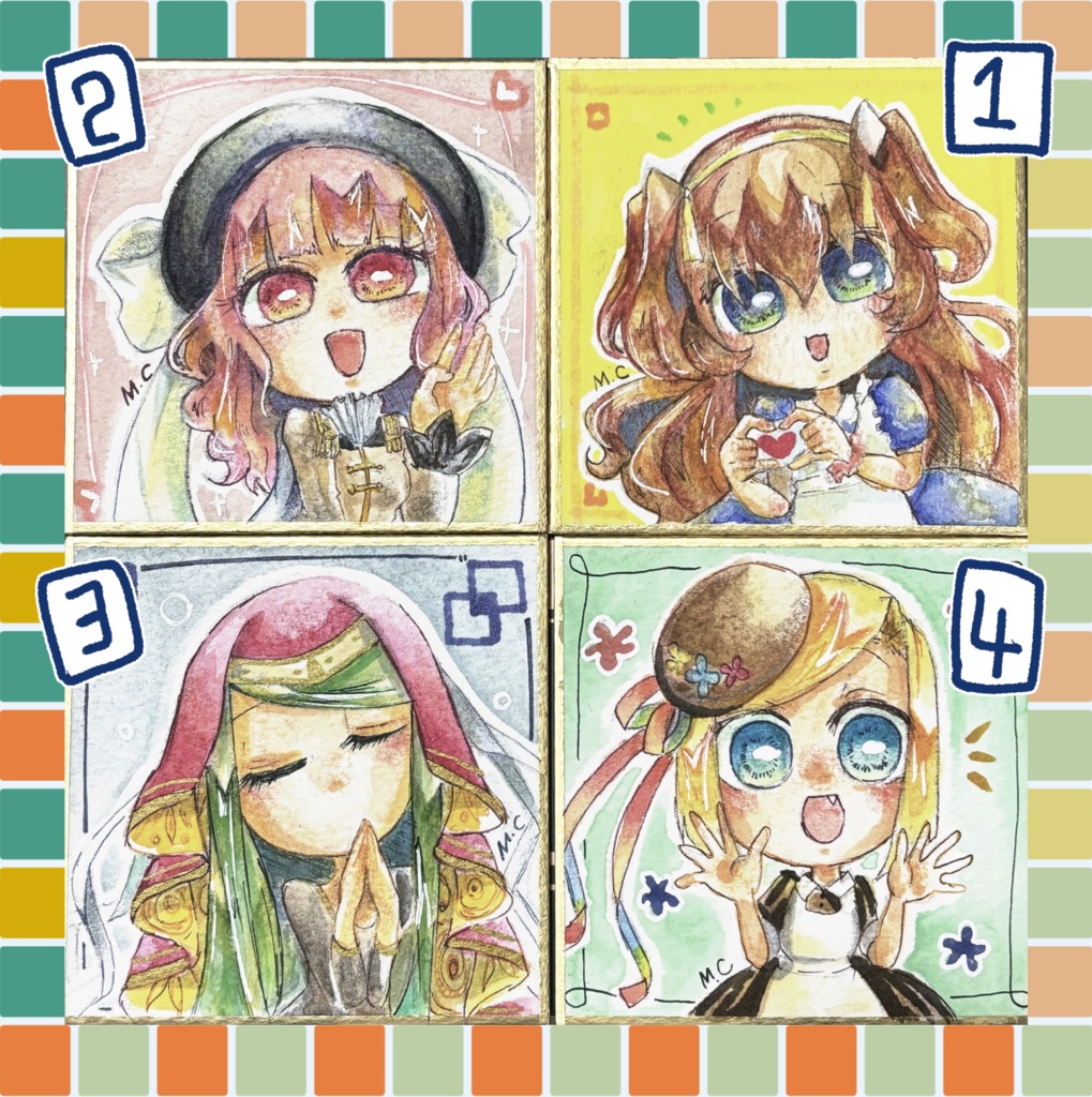 Choco-Co-Fairy 豆色紙（全10種）