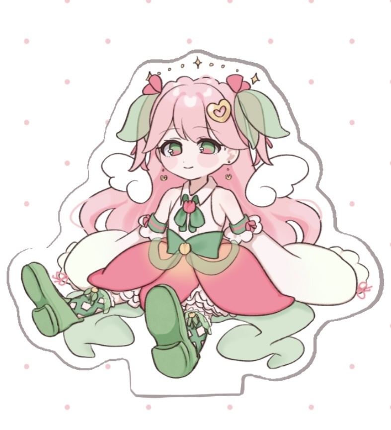 おすわりアクリルスタンド