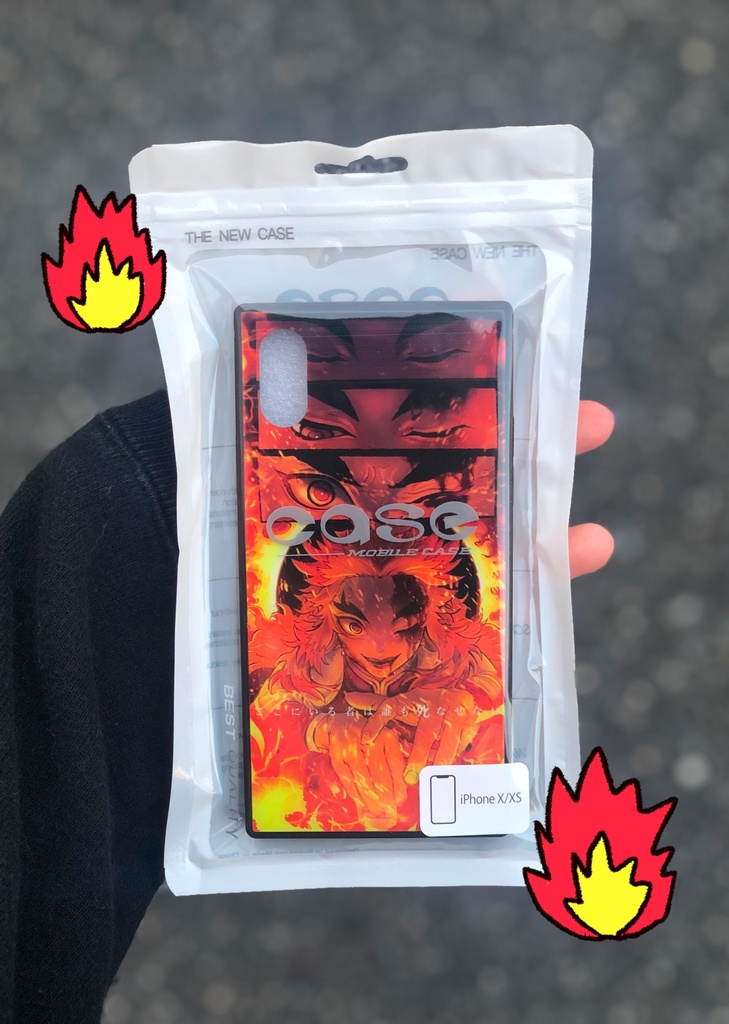 【少数限定】強化ガラス・スクエア型iPhoneケース（ポストカードのオマケ付き）