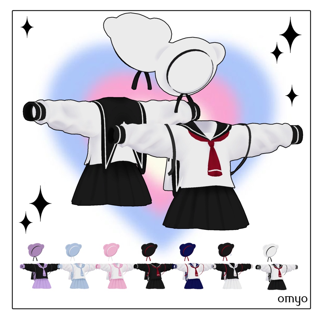 まめひなた用】mamehinata sailor suit 마메히나타 세일러복