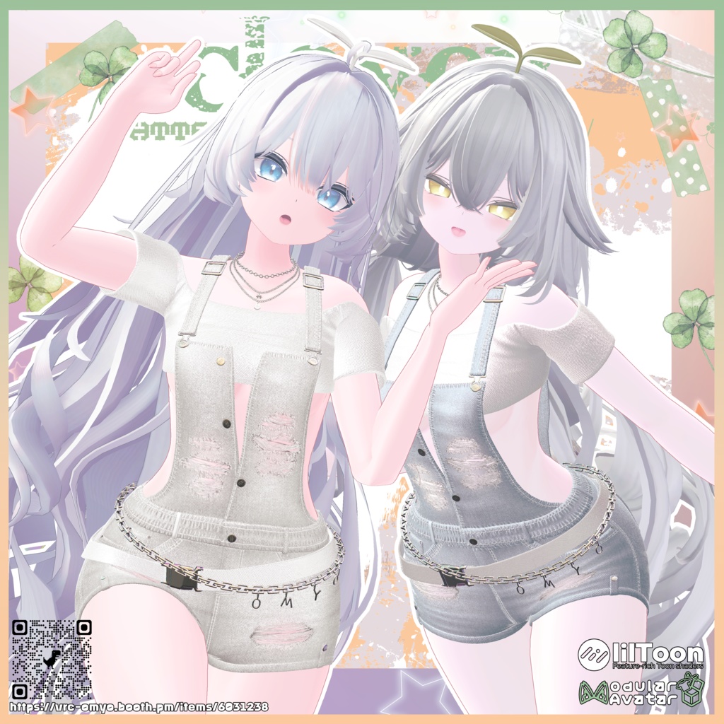 【50% セール】【8アバター対応】🍀𝓒𝓛𝓞𝓥𝓔𝓡🍀