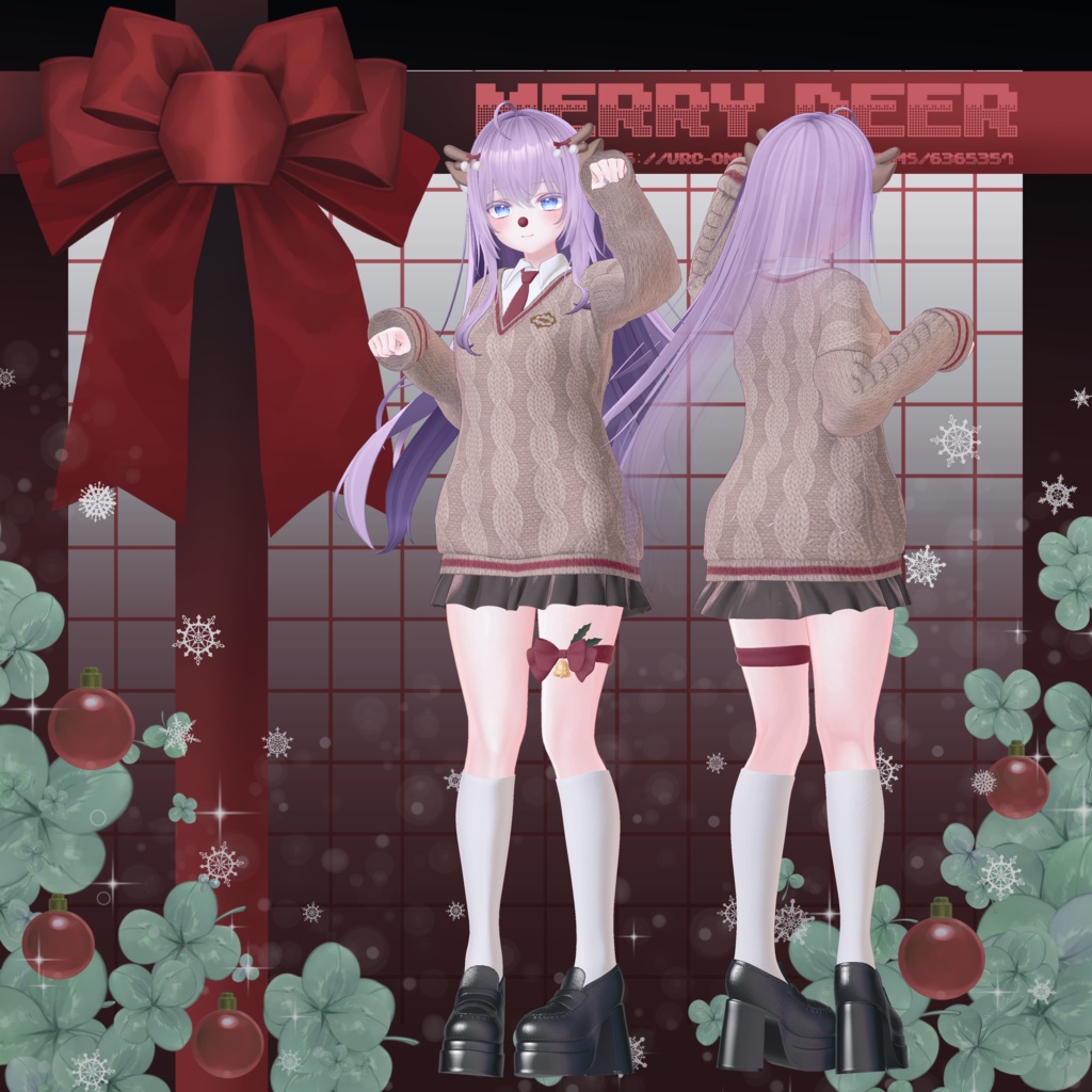 【12アバター対応】🎄𝓜𝓮𝓻𝓻𝔂 𝓓𝓮𝓮𝓻🎄